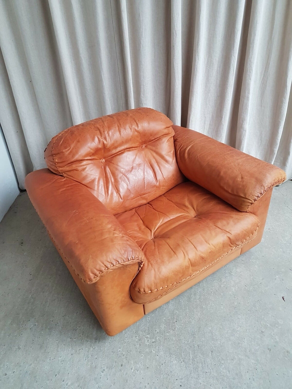 Vintage Rare Mid Century De Sede DS101 James Bond Reclining Chair Scandi Retro R878