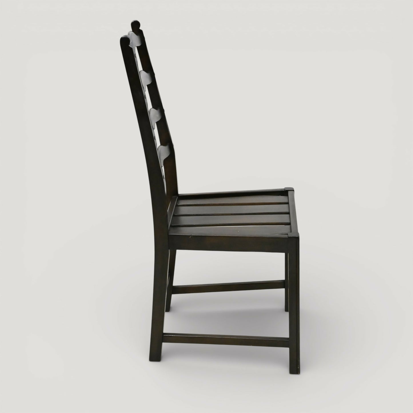 Set of 6 1970s Ercol Ladderback Dining Chairs Dark Finish FREE UK Delivery*