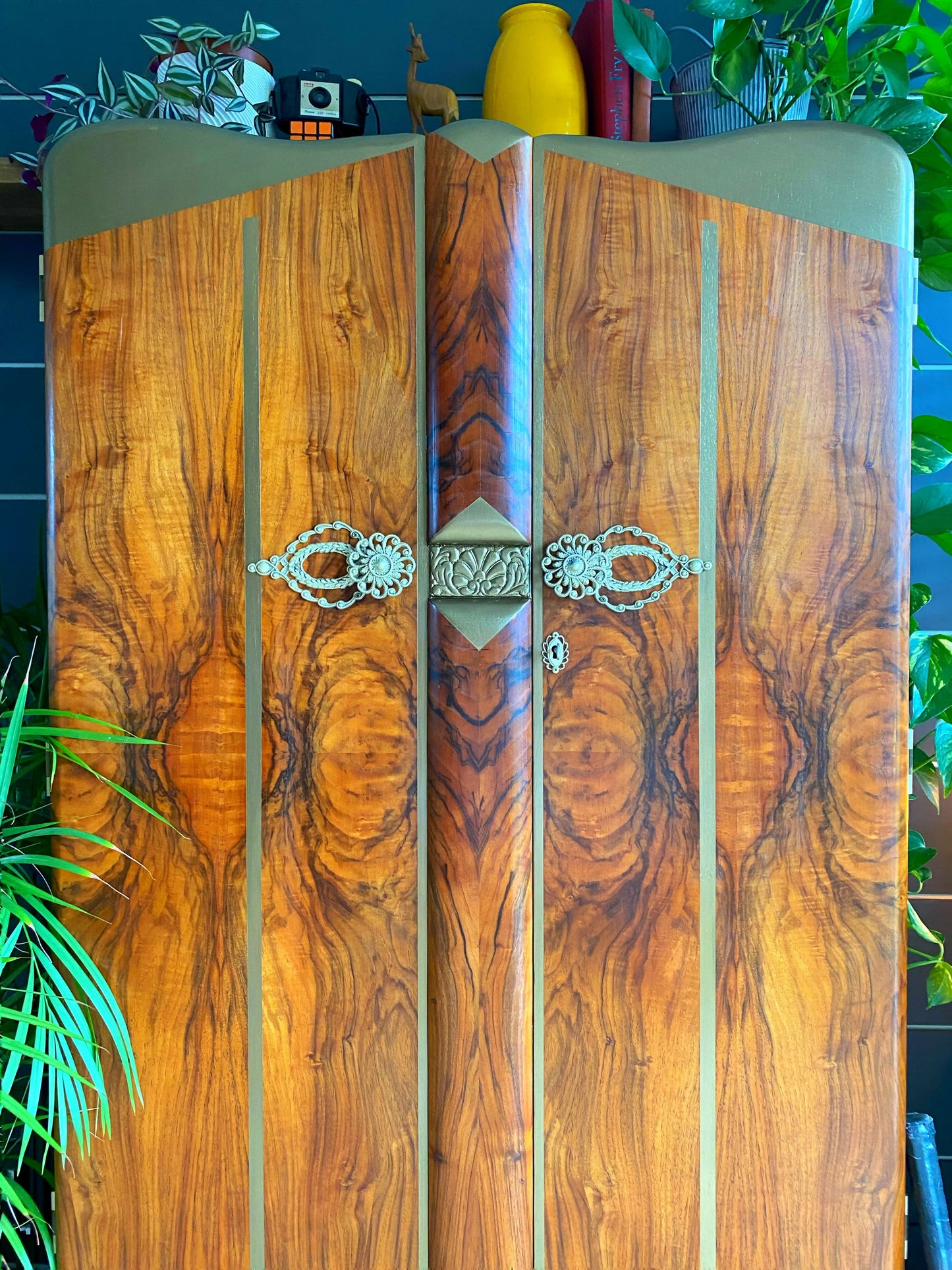 Wardrobe, Armoire, Coat Cupboard, Hallrobe, Hallway Storage, Mid Century Retro Vintage.