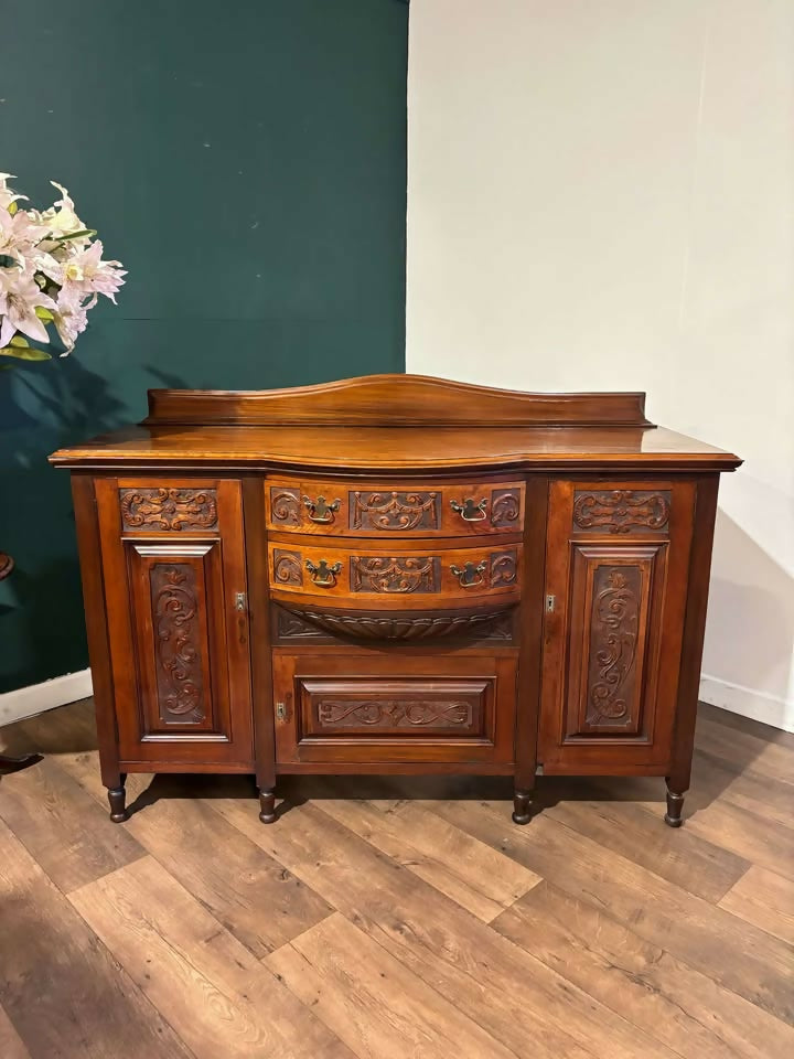 19th Century Walnut Sideboardvc