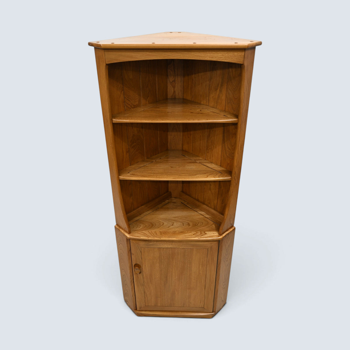 Ercol Windsor Corner Cabinet with Cupboard Light Finish #743c FREE UK Delivery*