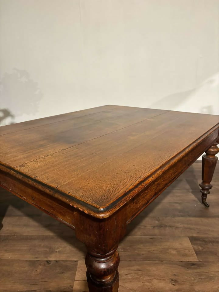 Victorian Oak Library Tablee