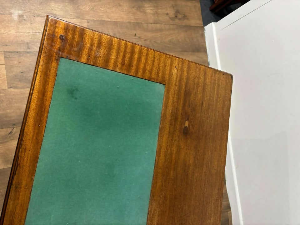 Edwardian Mahogany Art Nouveau Style Kneehole Desk