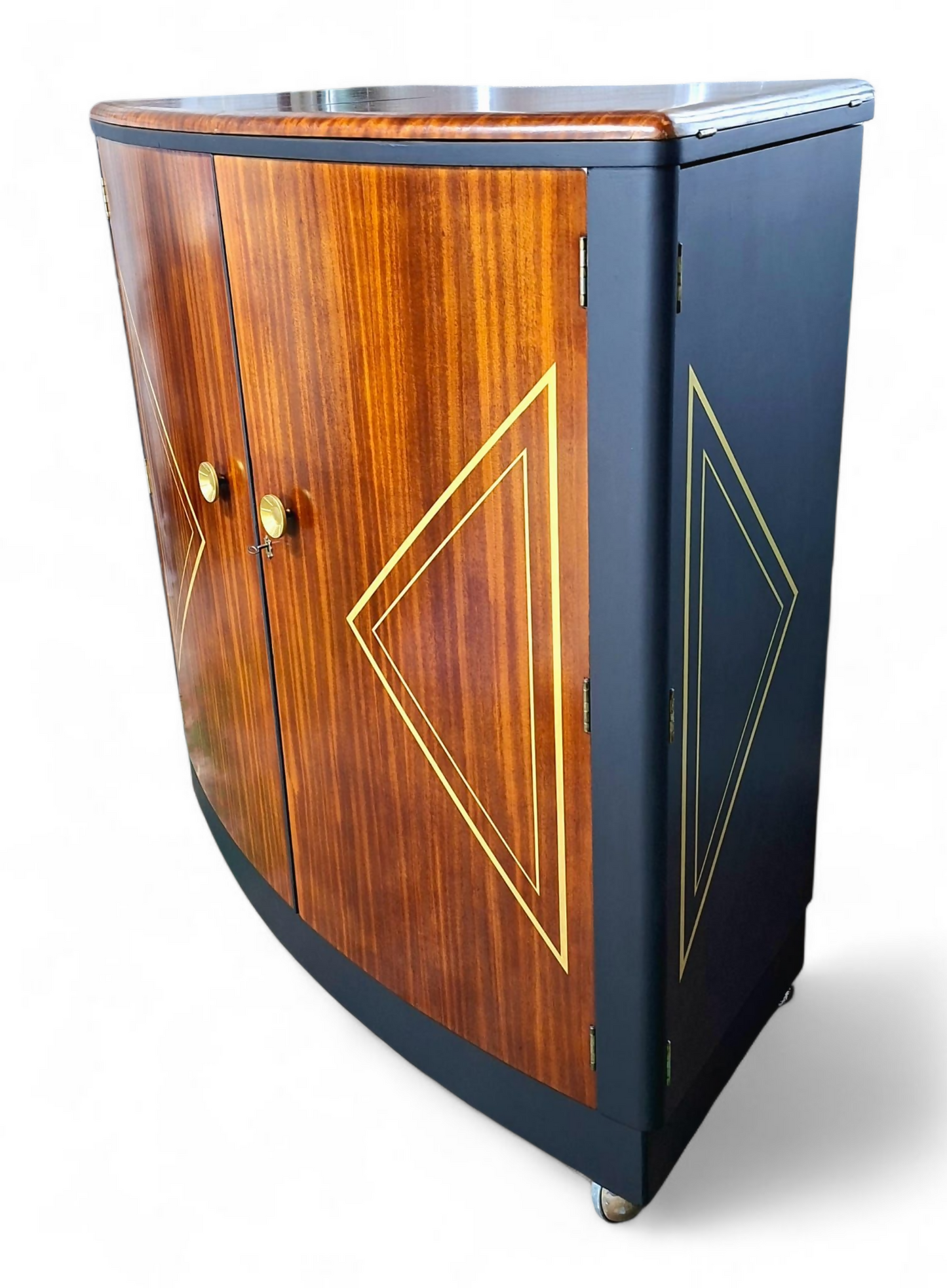 Mid Century "Turnidge of London" Cocktail Bar