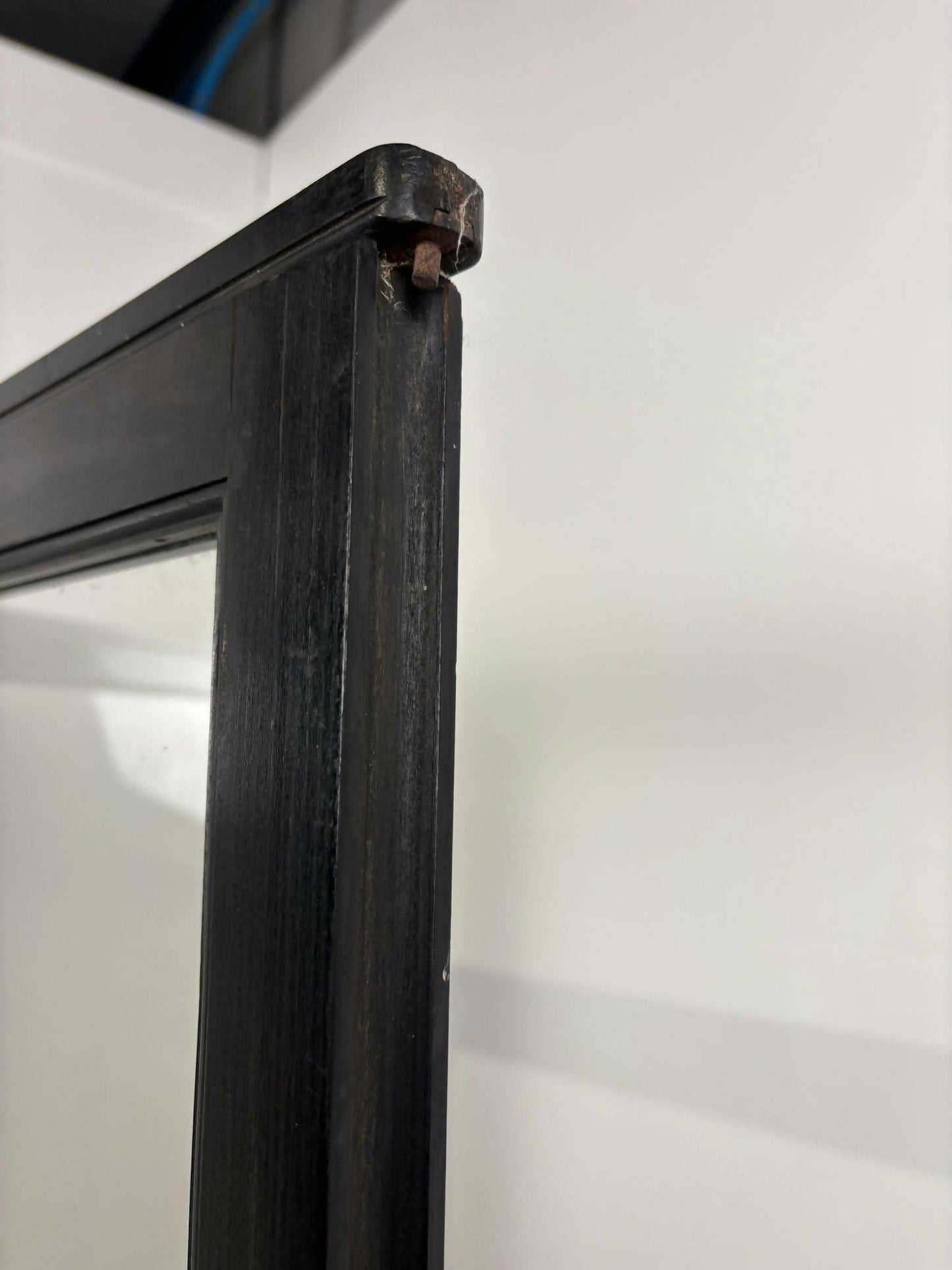 Large Edwardian Ebonised Bifold Screen / Room Divider