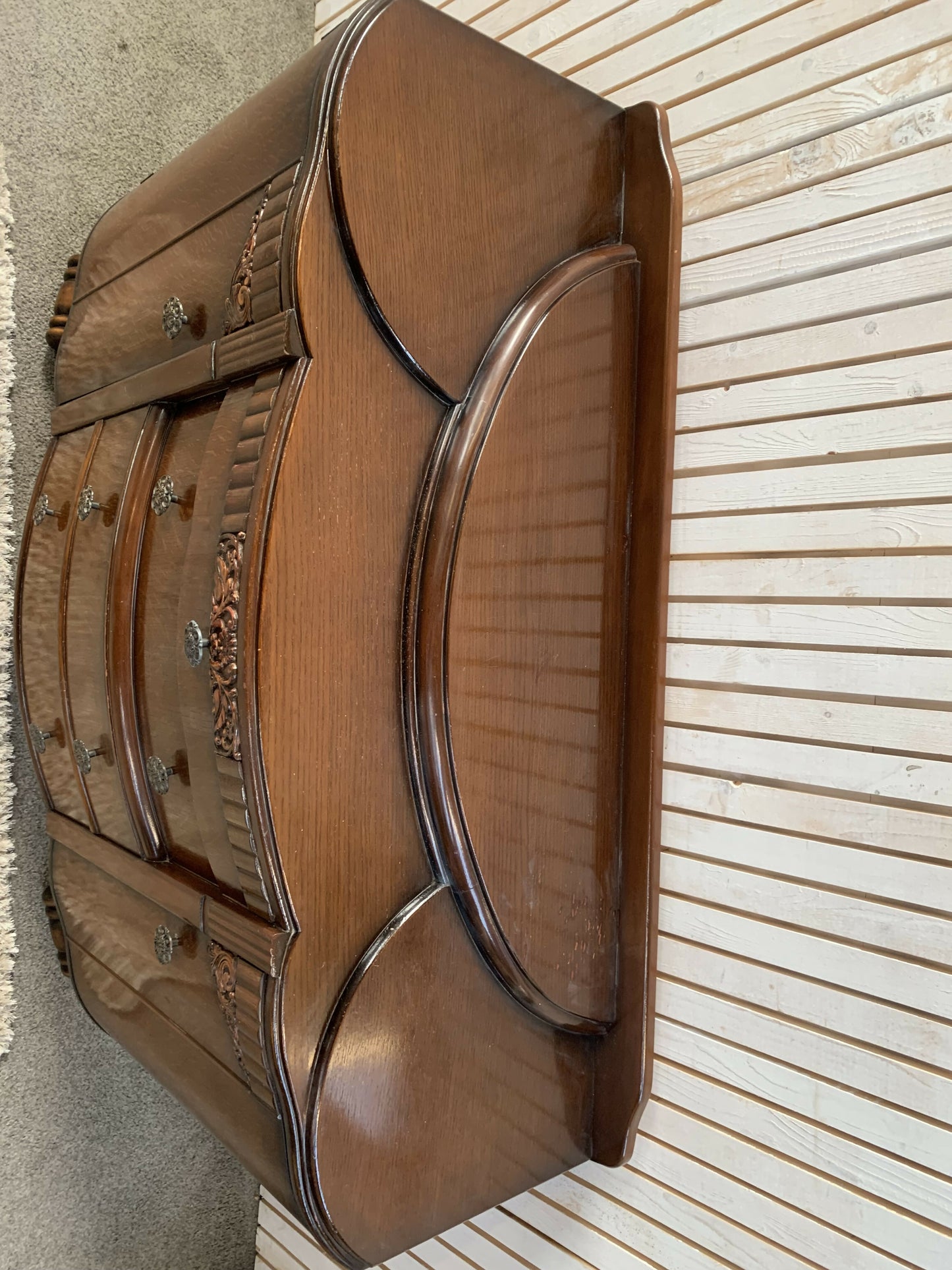 Lifetime Furniture Company Vintage Art Deco sideboard or buffet cabinet