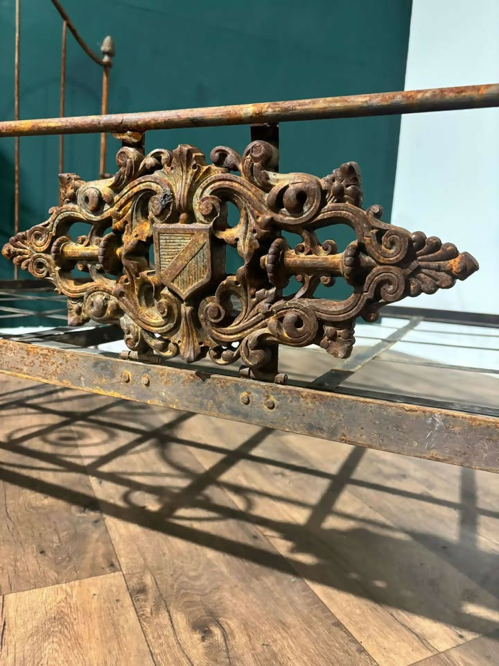Victorian Folding Cast Iron French Single2