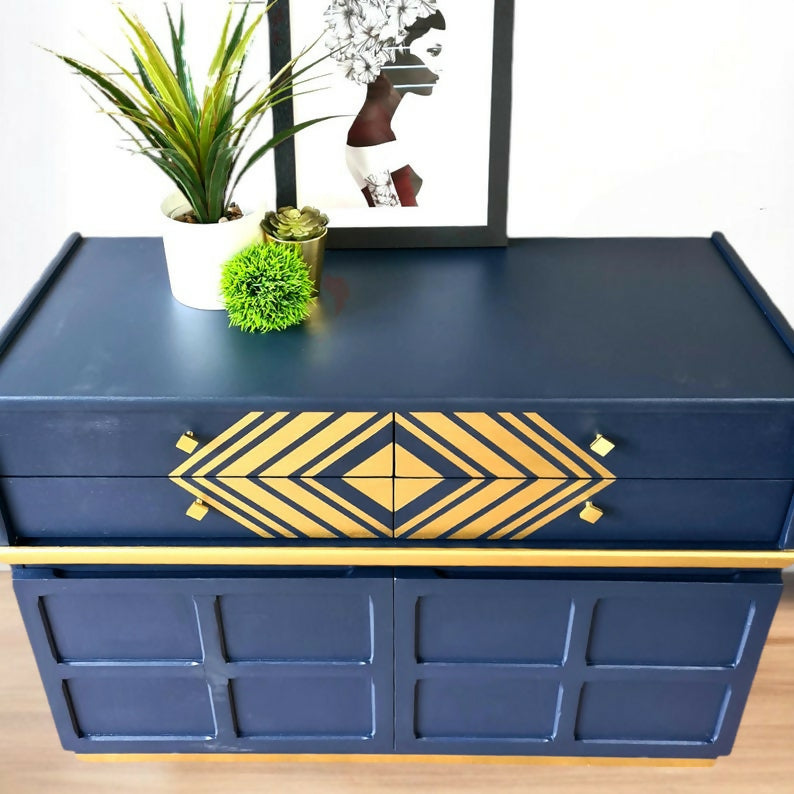 Bleu Nathan sideboard media drinks cabinet