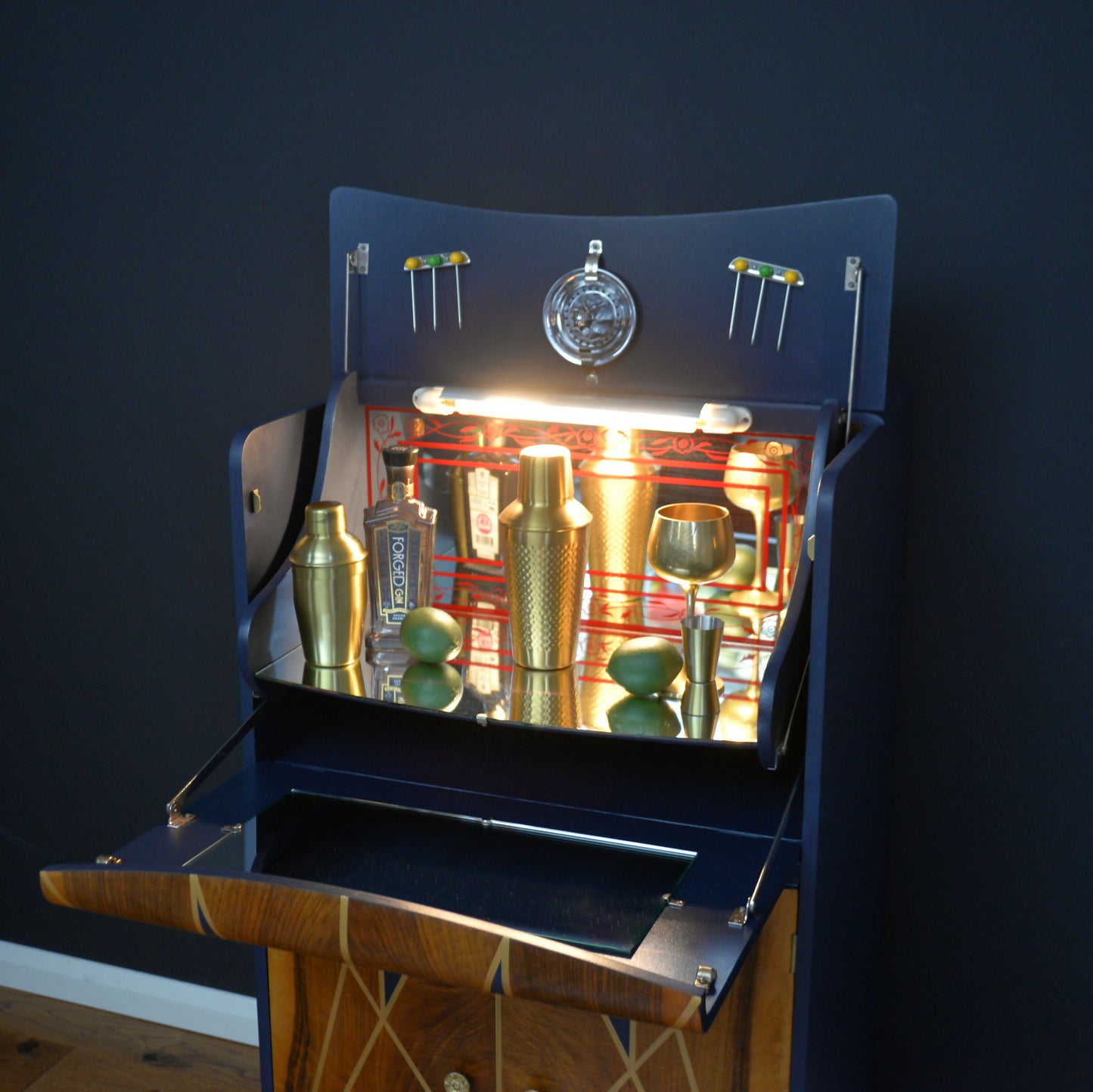 navy-art-deco-walnut-cocktail-cabinet-light-up-interior-mirrors