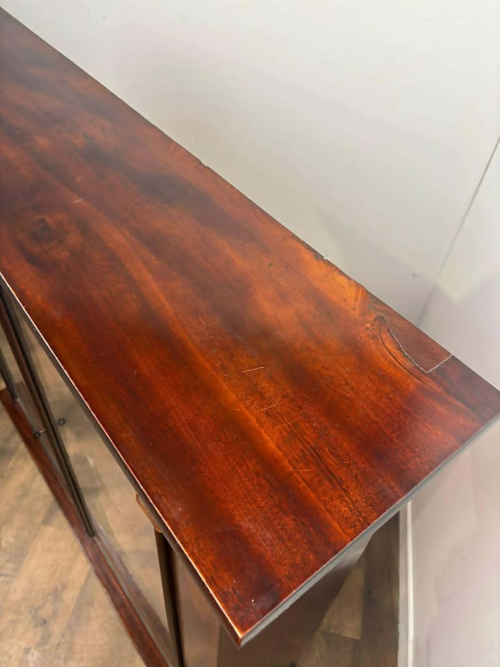 Victorian Mahogany Glazed Bookcase