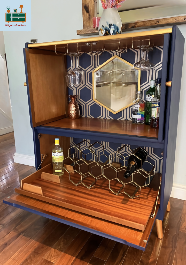 Nathan Squares Cocktail Cabinet (NOW SOLD - please message for details on a bespoke item I can create for you like this)