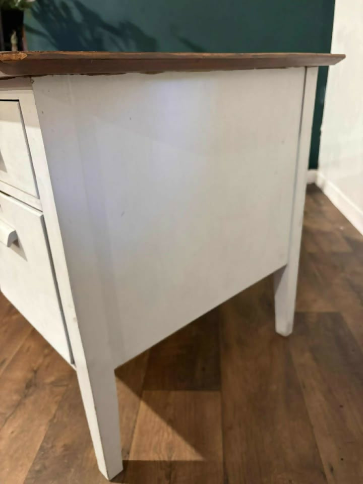 Painted Vintage Teachers Deskwe