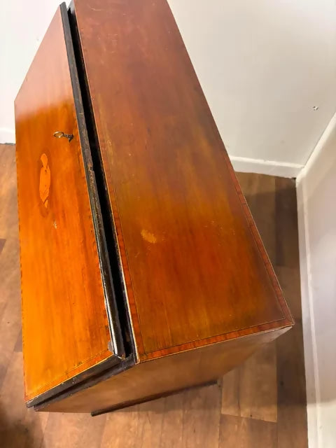 Edwardian Inlaid Mahogany Bureau