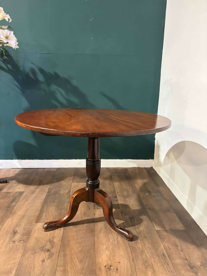 19th Century Mahogany Tripod Tablex