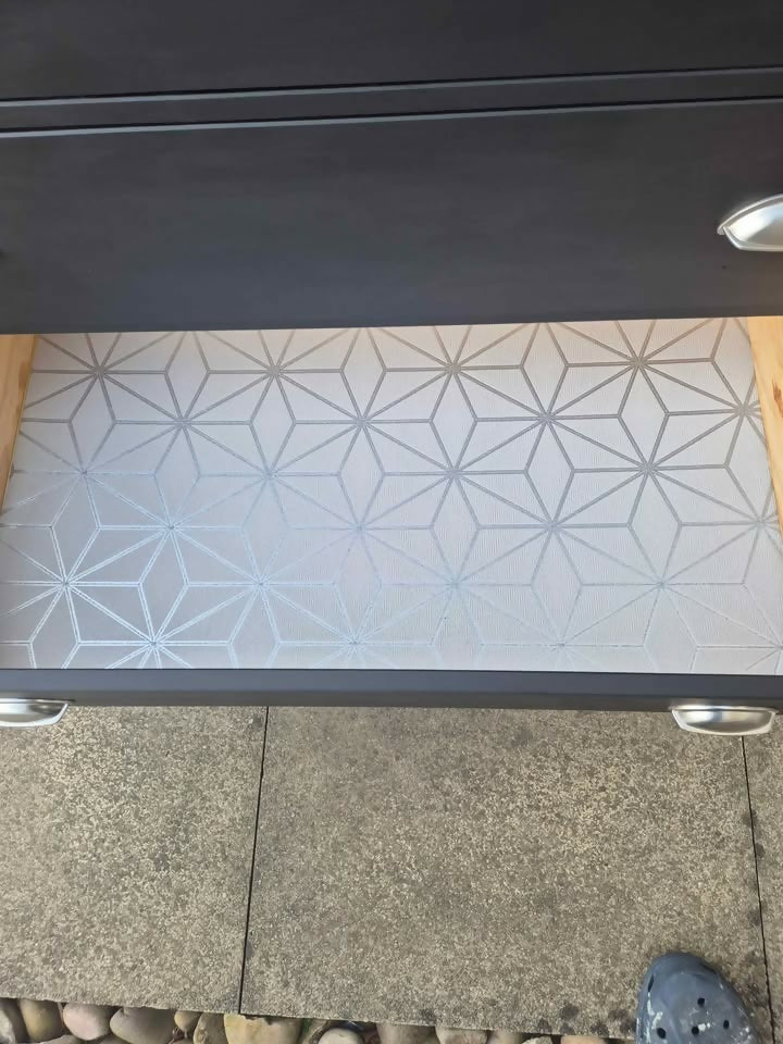 Stunning Large Black Chest Of Drawers