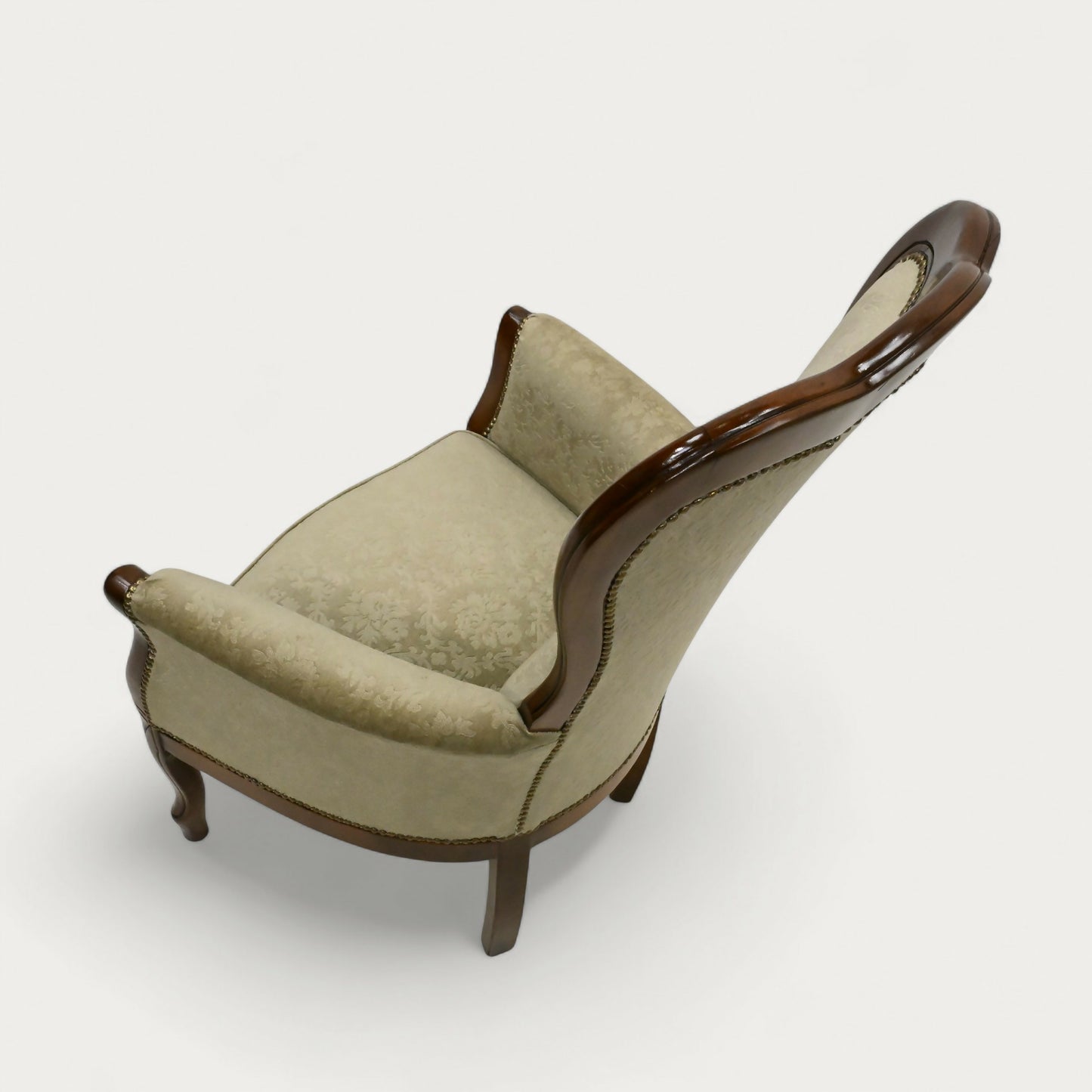 Vintage French Style Armchair Louis Philippe 3 Arch Spoon Back FREE UK Delivery. SBR10825/1308E