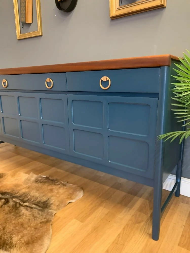 Hauge blue Nathan teak sideboard