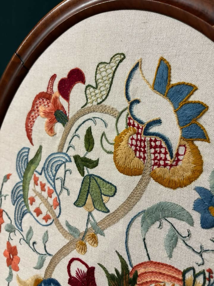 Early 20th Century Ladies Needlework Fire Screen4