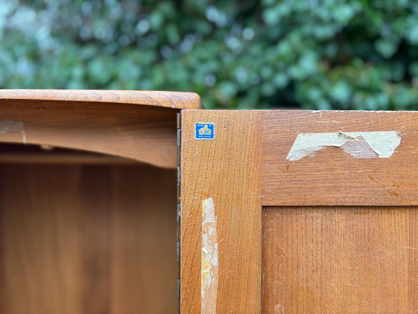 Vintage Mid Century Ercol 480 Two Door Wardrobe