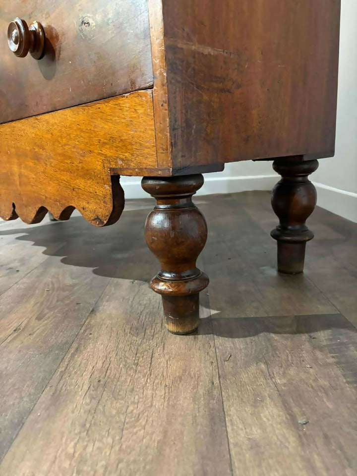 Victorian Mahogany Two Over Three Chest of Drawerscv