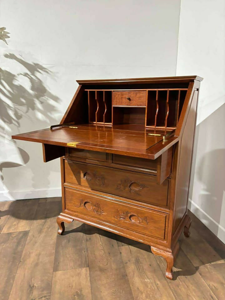 Oriental Style Camphor Wood Bureau