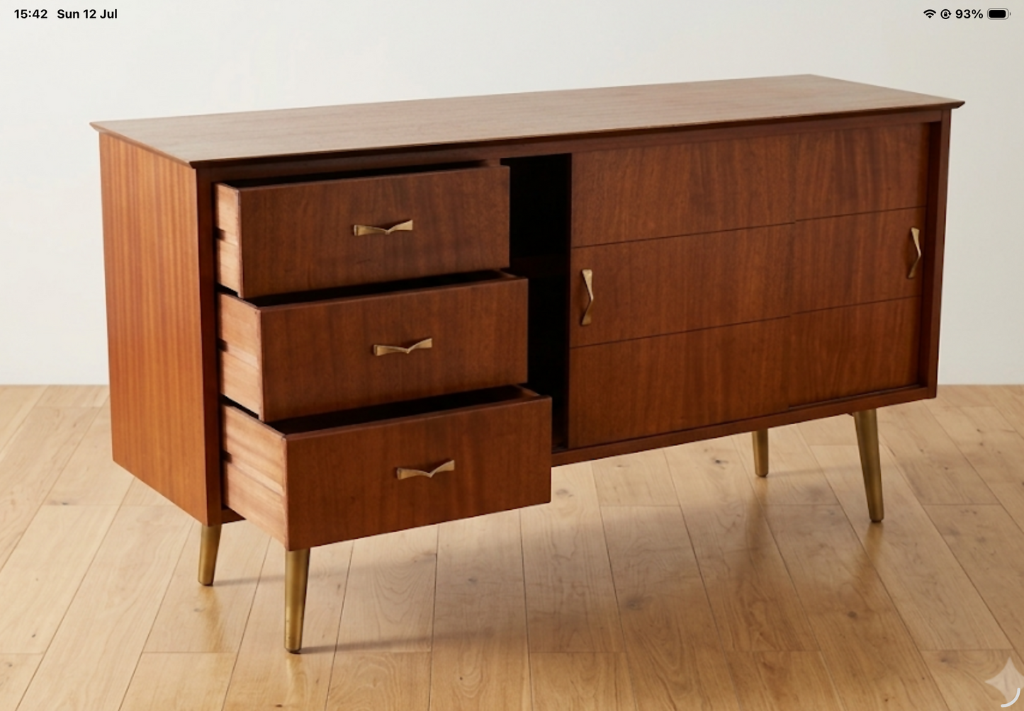 Mid century modern teak sideboard