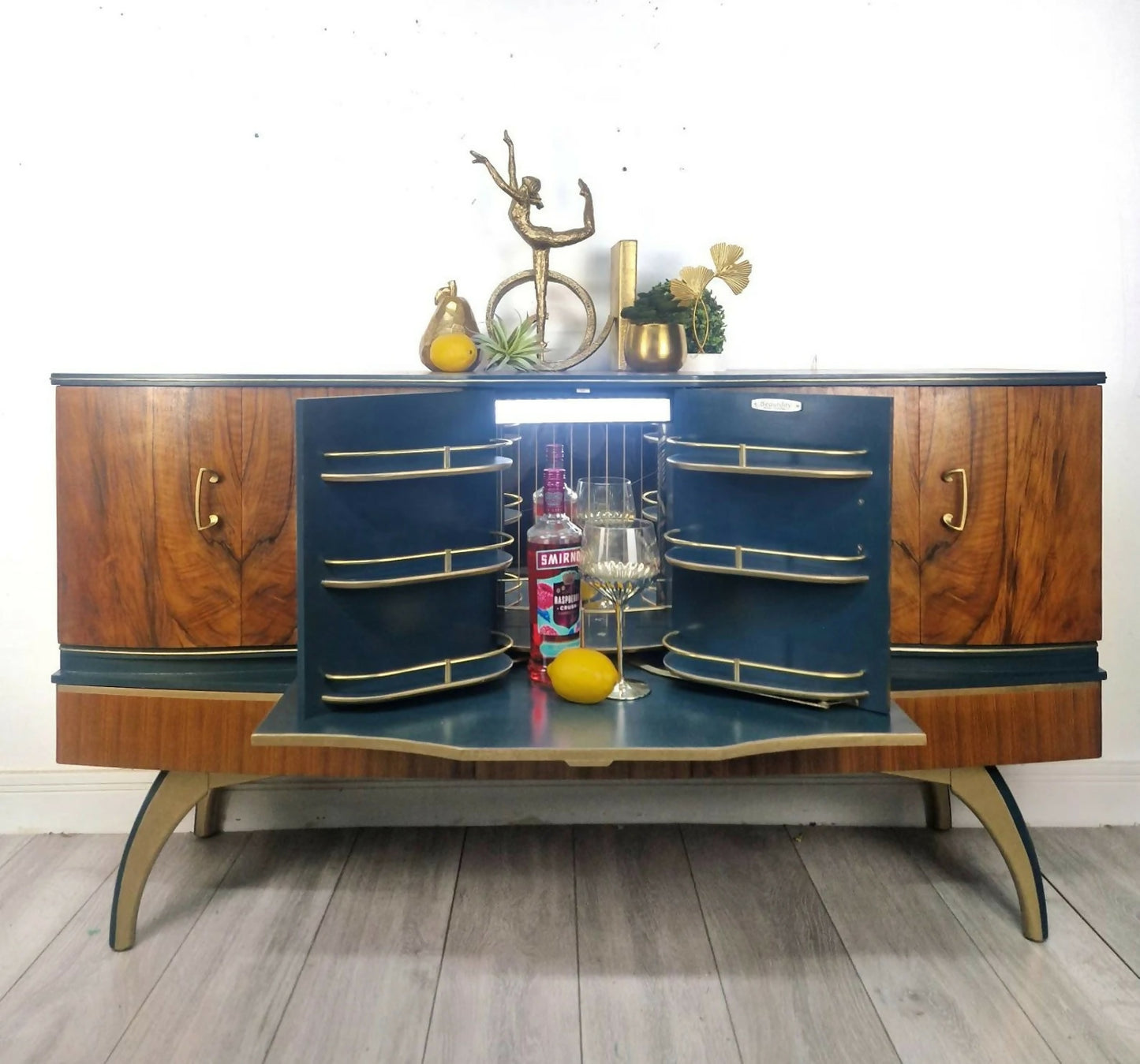 Beautility cocktail cabinet mid century