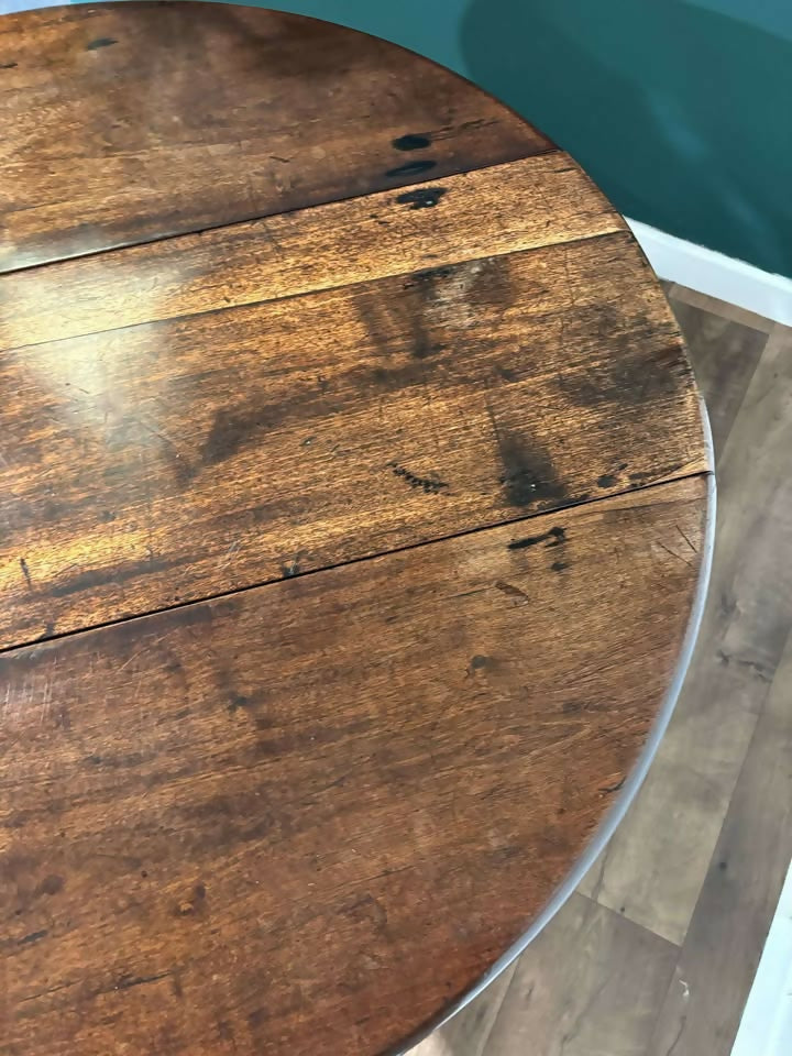Antique Walnut Drop Leaf Tablenb