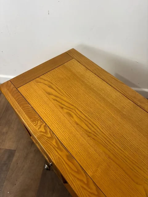 Contemporary Light Oak Flat TV Cabinet / Media Unit