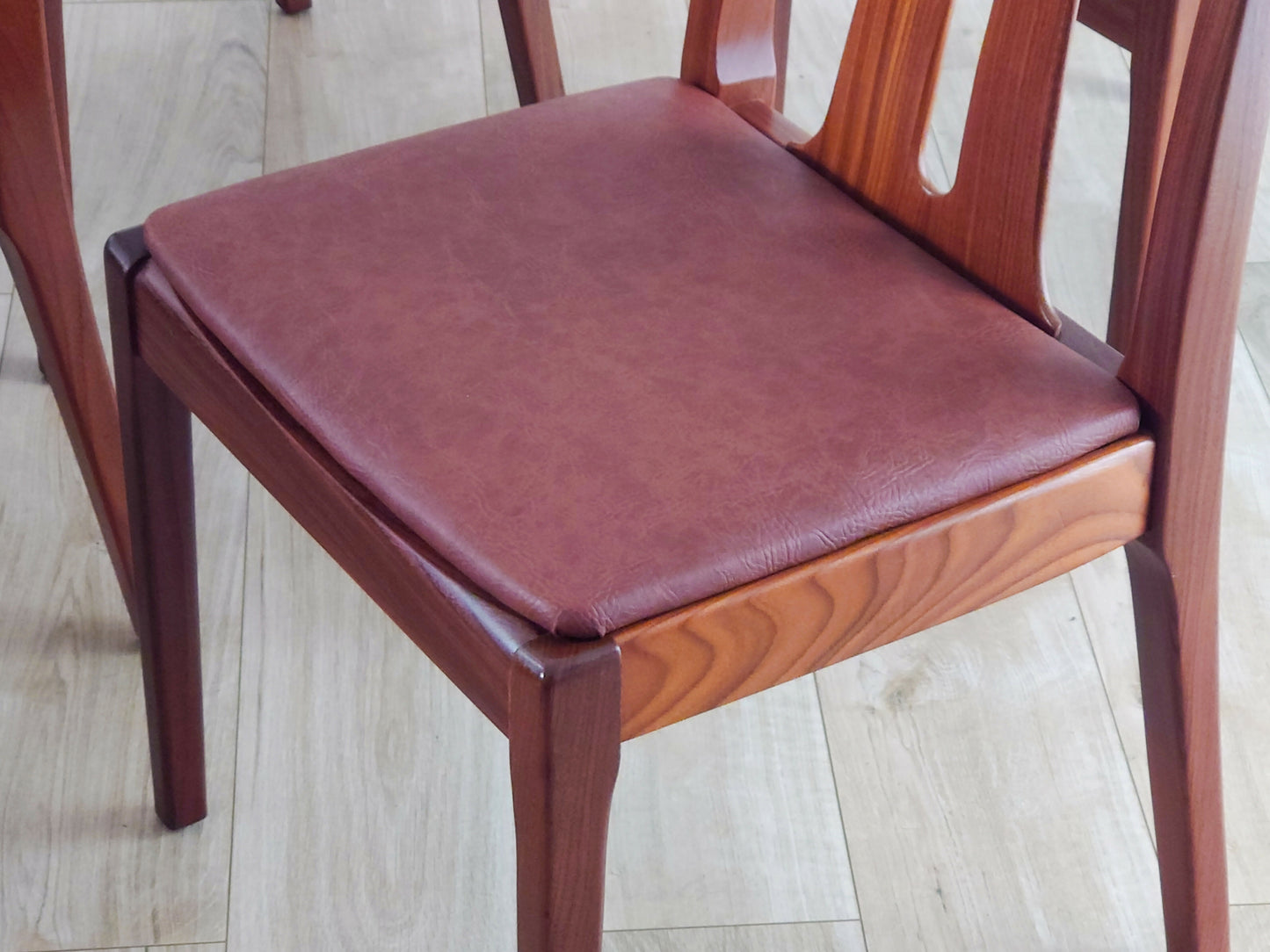 Mid century retro Nathan dining chairs set of 6