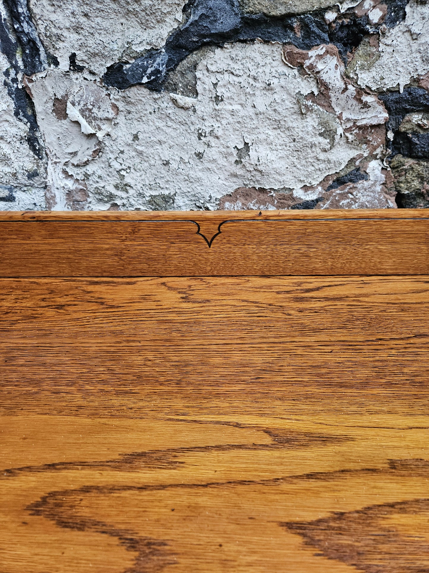 Vintage Oak Chest Of Drawers: Tallboy Cabinet Two Drawer