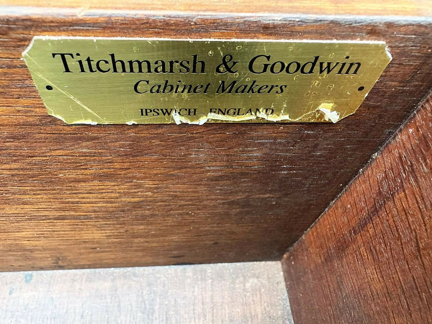 Oak Miniature Credence / Cupboard Titchmarsh & Goodwin RL19449