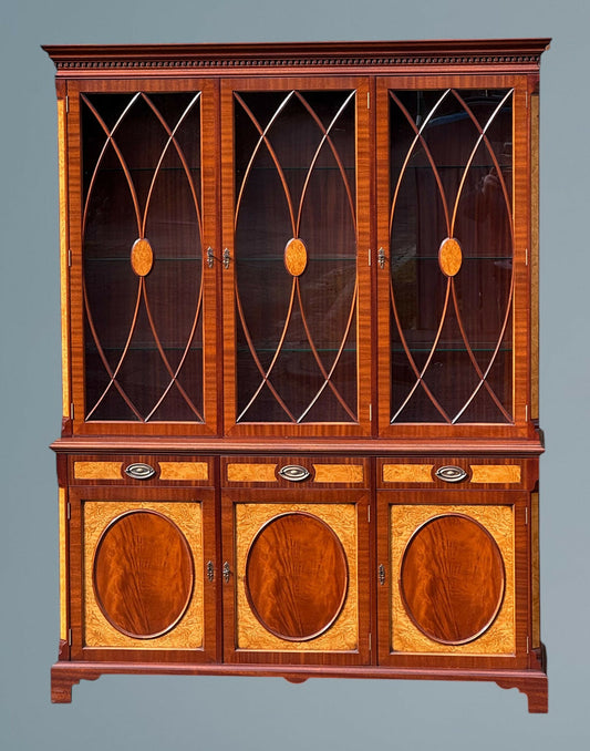 Mahogany and Walnut Display Cabinet - Charles Barr