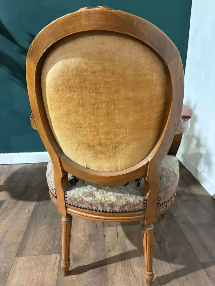 French Fauteuil Elbow Chairm