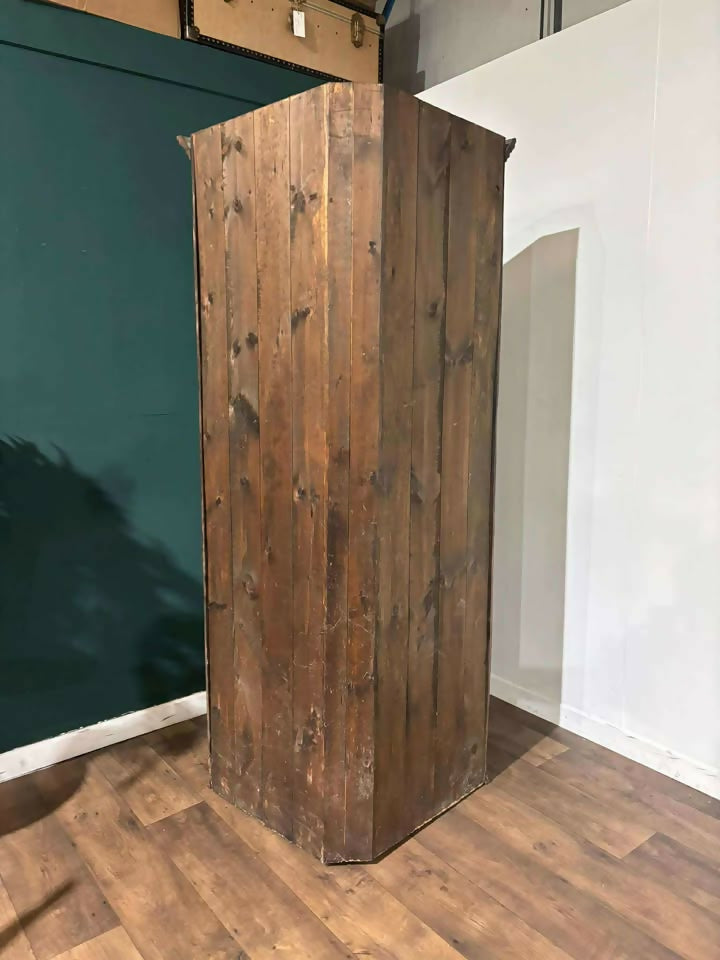 19th Century Oak Double Freestanding Corner Cabinet