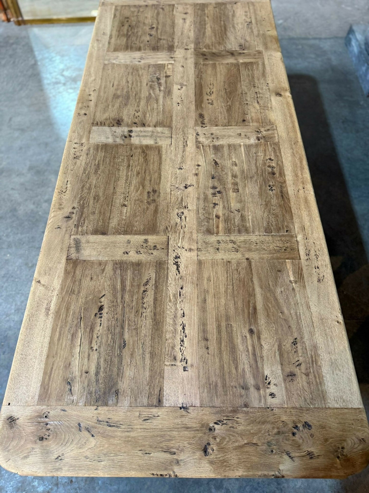 Deep Oak French Farmhouse Dining Table
