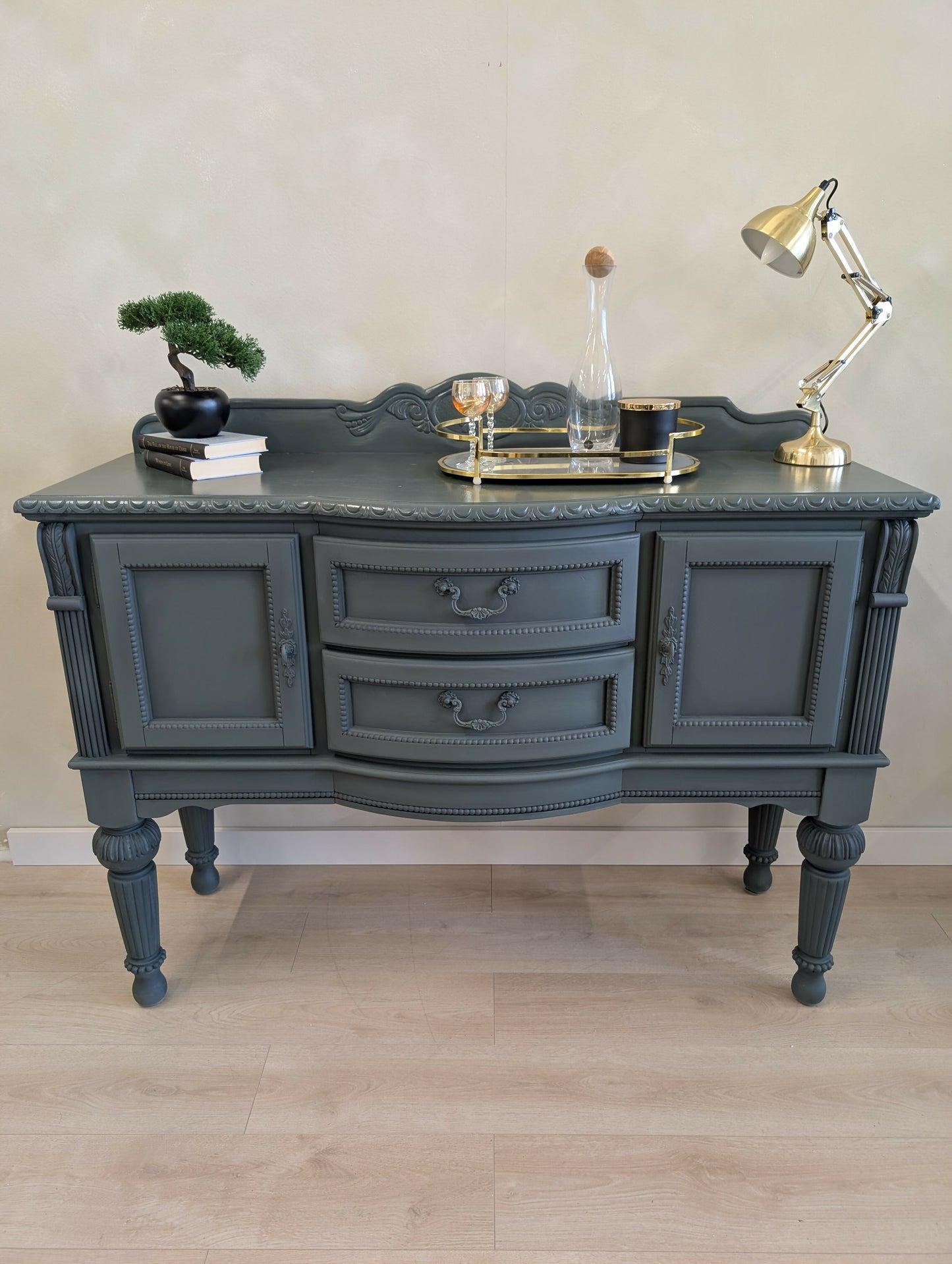 Large Detailed Vintage Sideboard