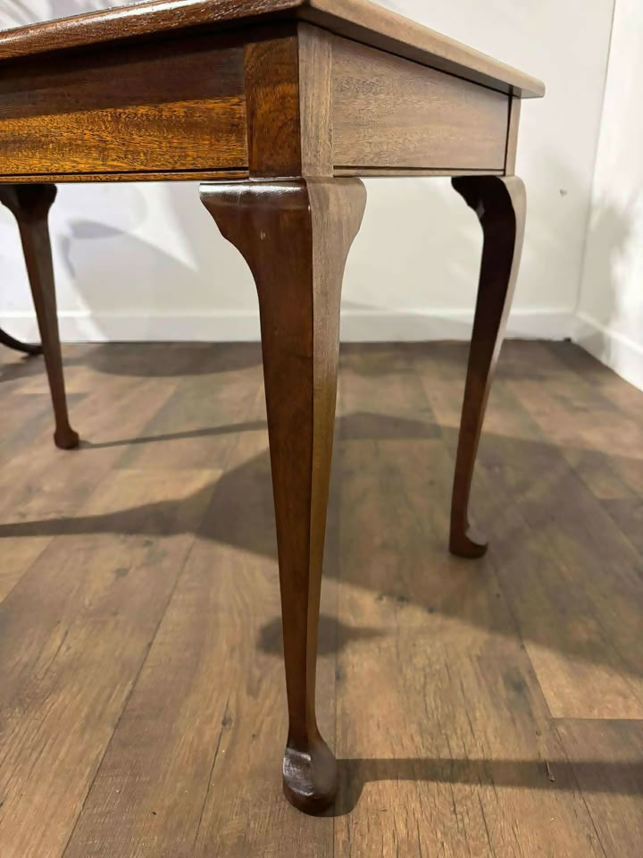 Vintage Glazed Bijouterie Display Table on Cabriole Supports