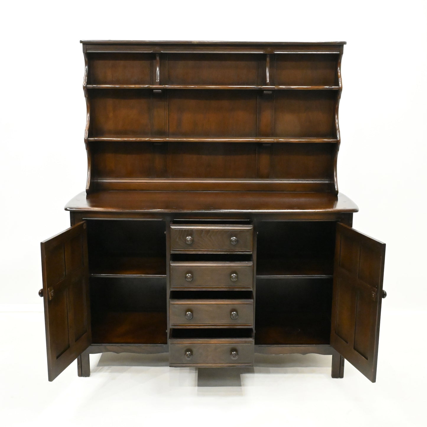 Ercol Kitchen/Dining Room Dresser 4 Drawers 2 Cupboards FREE UK Delivery. SBR10049/0702E