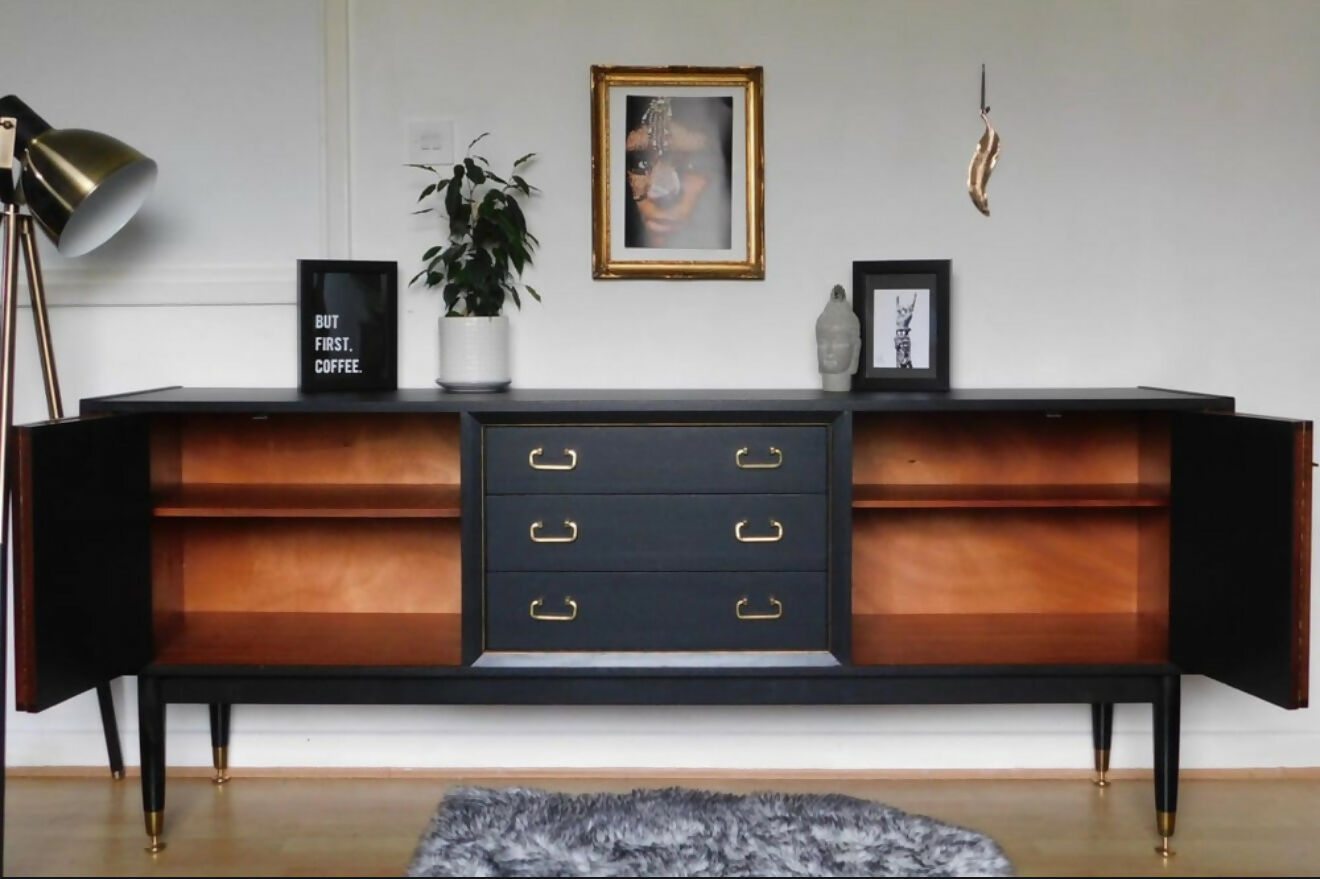 ANY COLOUR pro spray painted G plan Tola sideboard