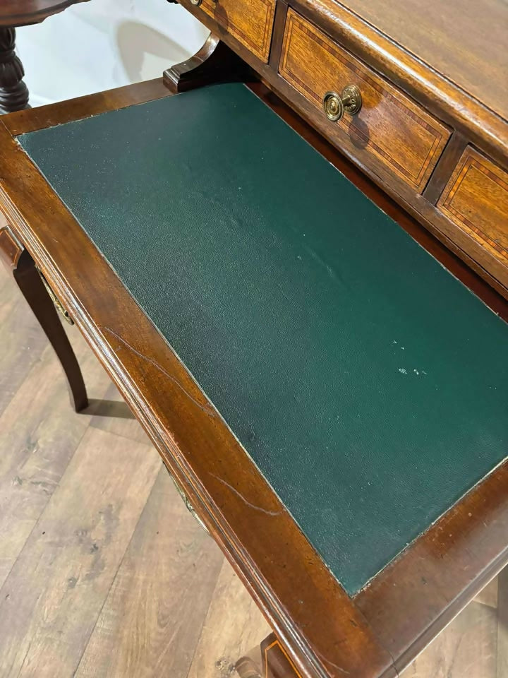 Edwardian Mahogany Inlaid Ladies Writing Desk