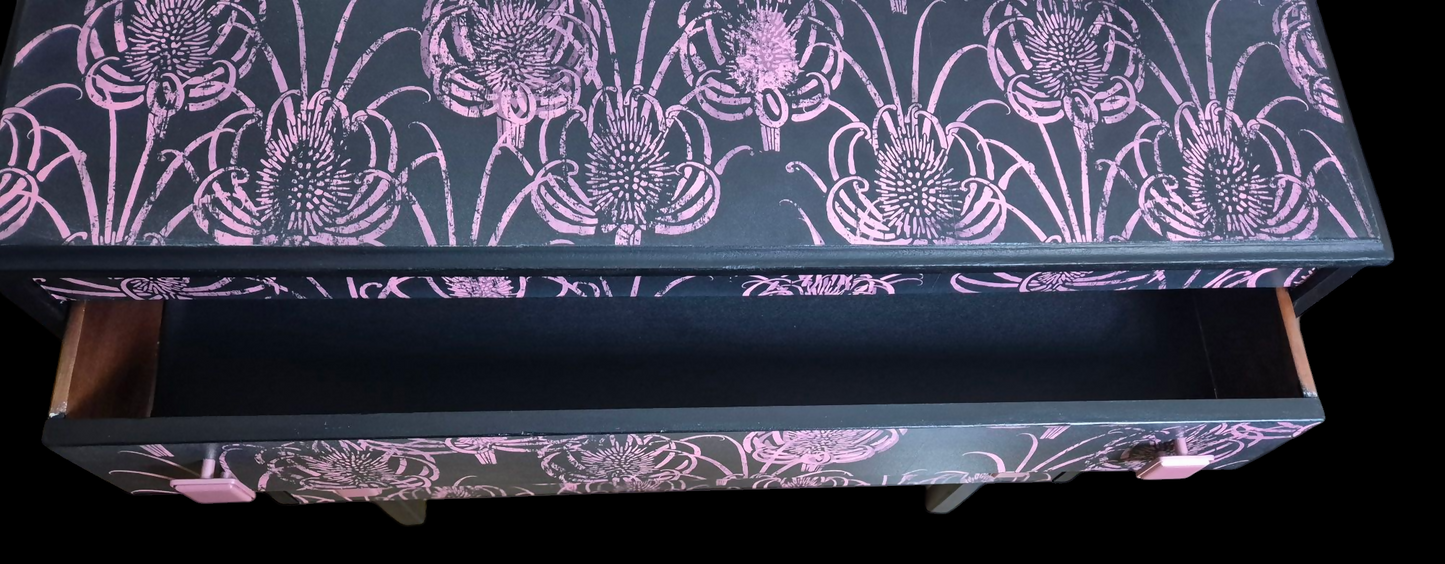 Decoupaged Chest of Drawers