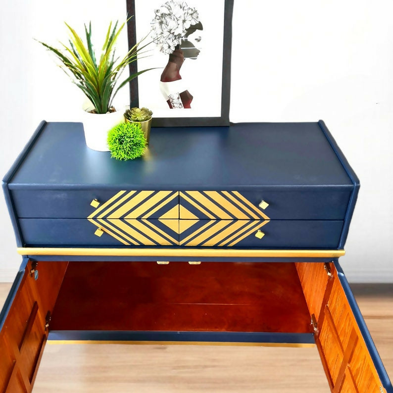 Bleu Nathan sideboard media drinks cabinet