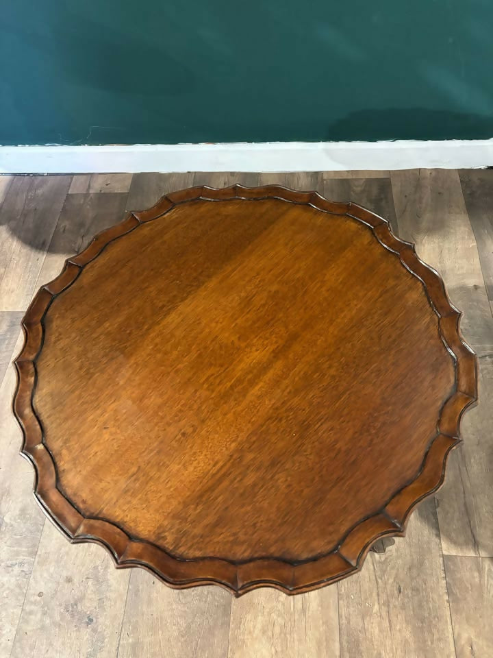 Reproduction Tilt Top Pie Crust Edge Side Table88