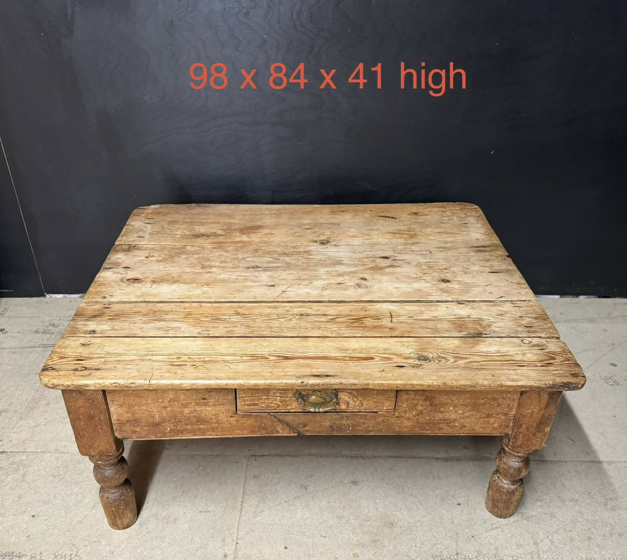 Rustic Pine Coffee Table
