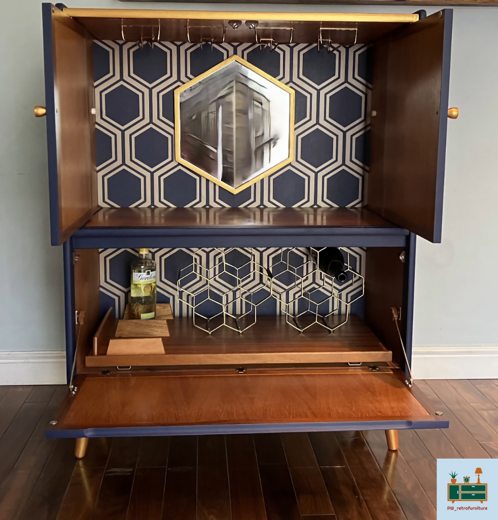 Nathan Squares Cocktail Cabinet (NOW SOLD - please message for details on a bespoke item I can create for you like this)