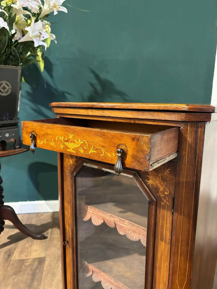 Victorian Rosewood Music Cabinet1