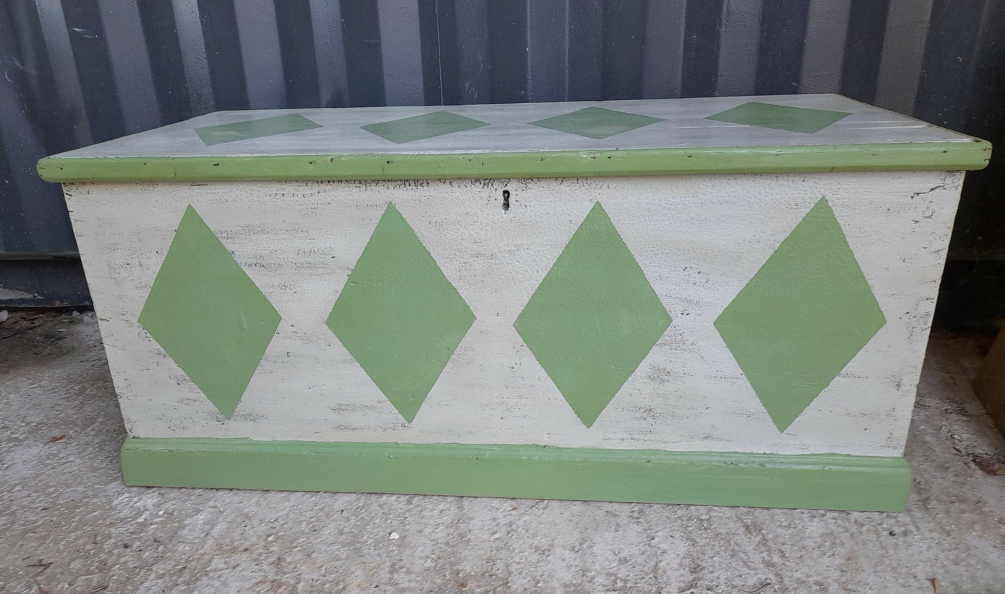 Victorian Pine Blanket Box