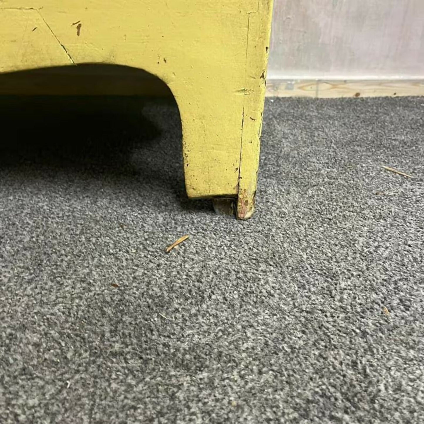 Vintage Early 20thC Rustic Painted Chest of 2 Over 3 Drawers Great Patina