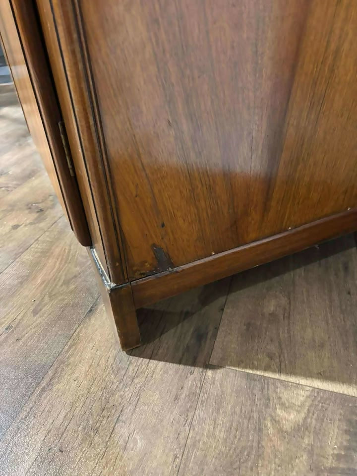 1940s Art Deco Walnut Wardrobe